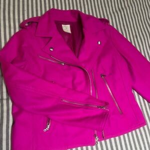 GAP Pink Biker Jacket